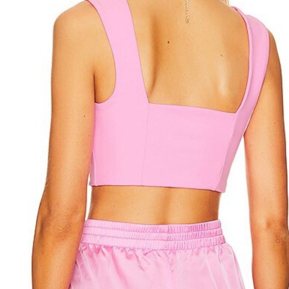 NWOT Show Me Your MuMu Ansley Crop Top Pink
